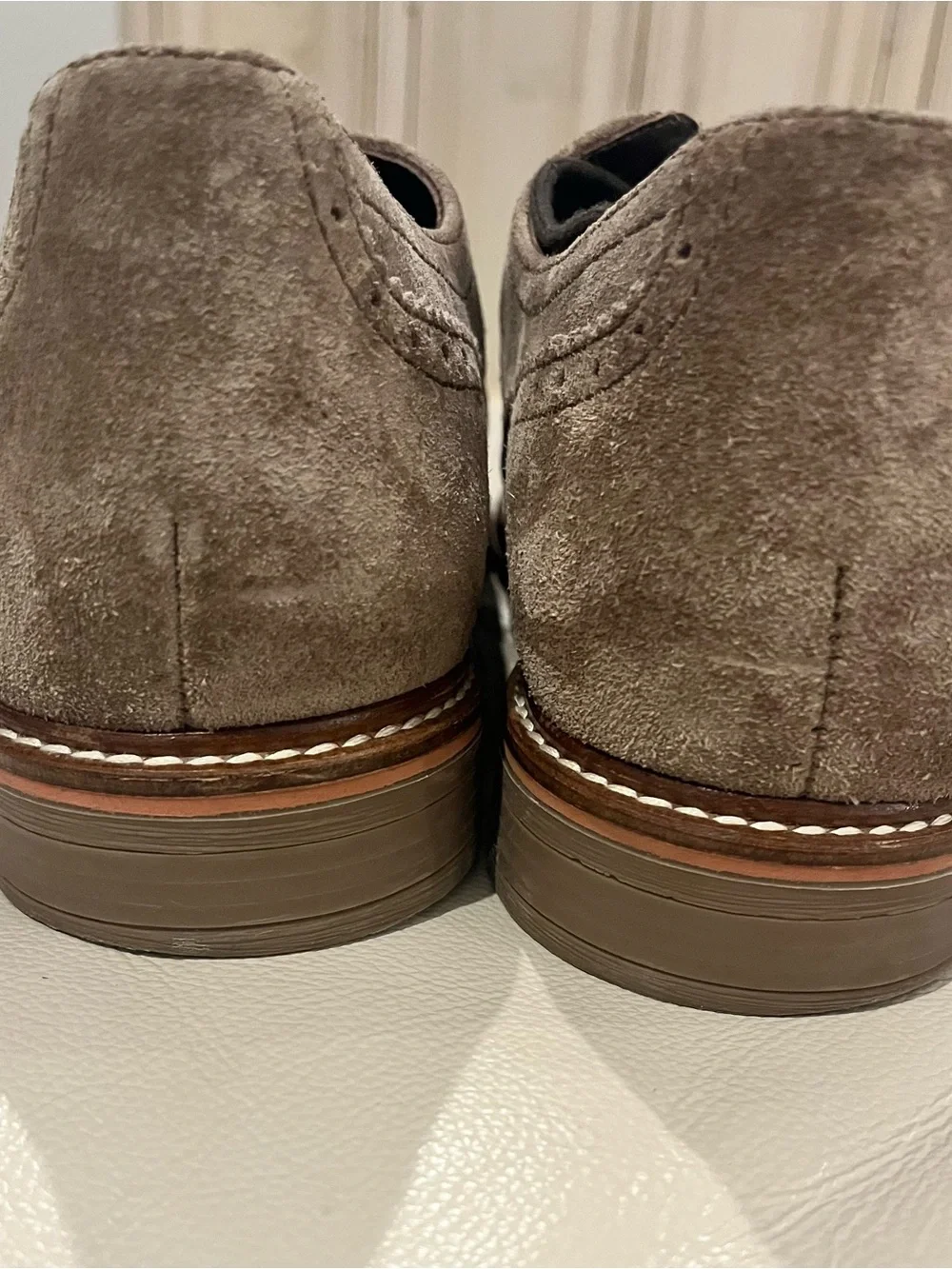 Mephisto Men's Suede Leather Wing-Top Oxfords Excellent 10.5 US / 10 EUR
